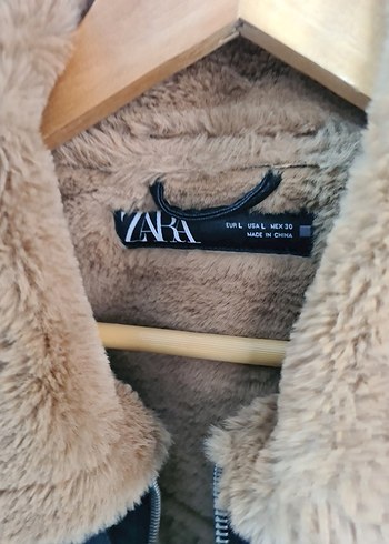 Kahverengi Kürklü Deri Kadın Ceket - Görsel 7