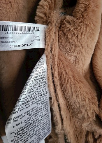 Kahverengi Kürklü Deri Kadın Ceket - Görsel 4