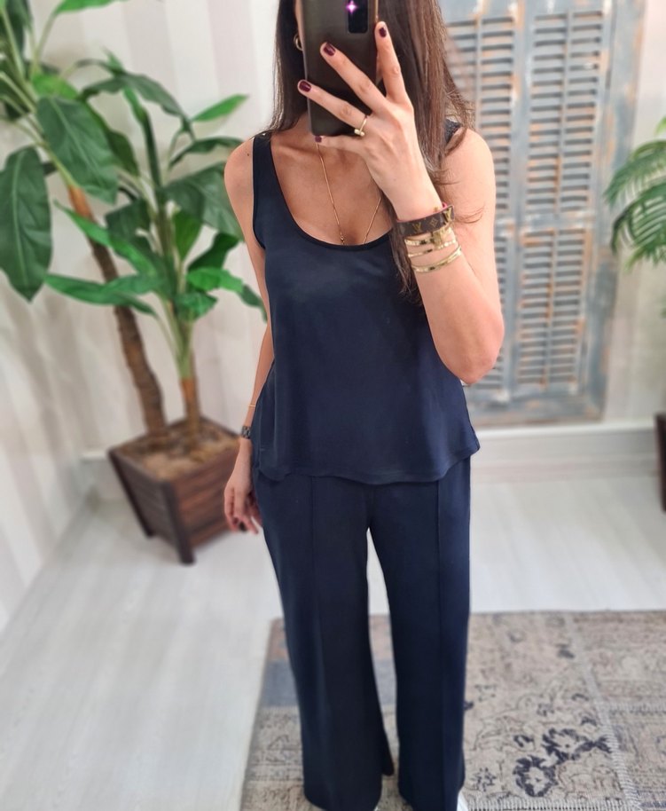 oysho lacivert takım - Görsel 2