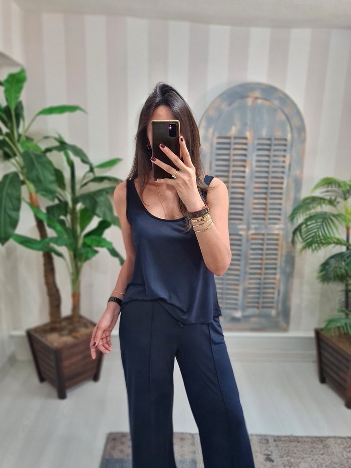 oysho lacivert takım - Görsel 3