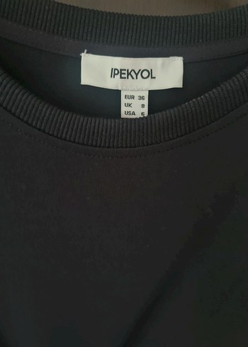 Siyah, Kısa Kollu, Piliseli Uzun Keten Elbise - Görsel 5