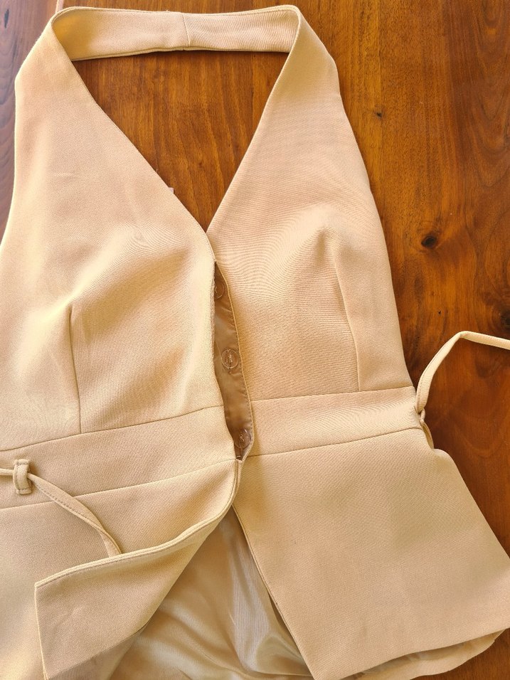 Kemerli Sarı Yelek - Görsel 2