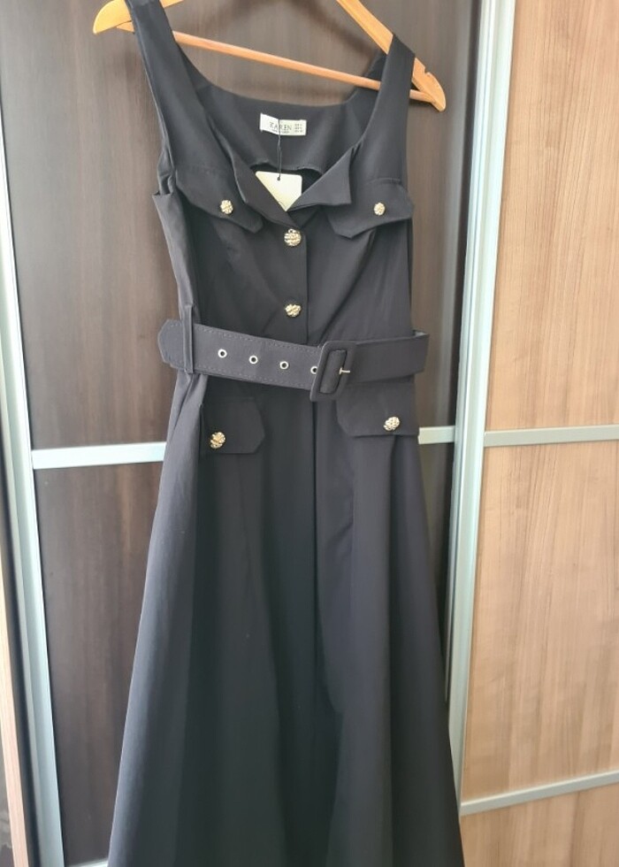 Siyah elbise - Görsel 4