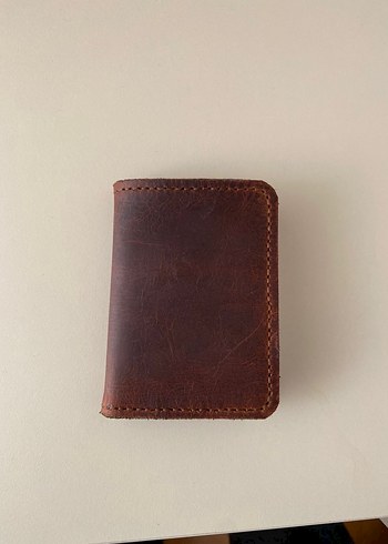 Koyu Kahverengi Minimalist Erkek Cüzdan - Görsel 4