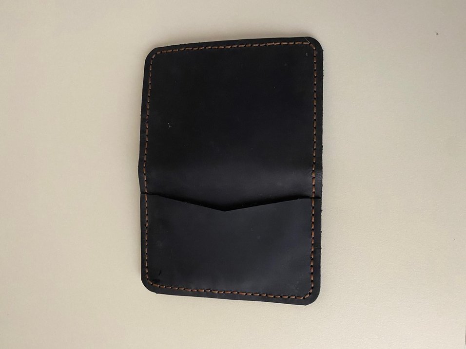 Lacivert Minimalist Erkek Cüzdan - Görsel 4