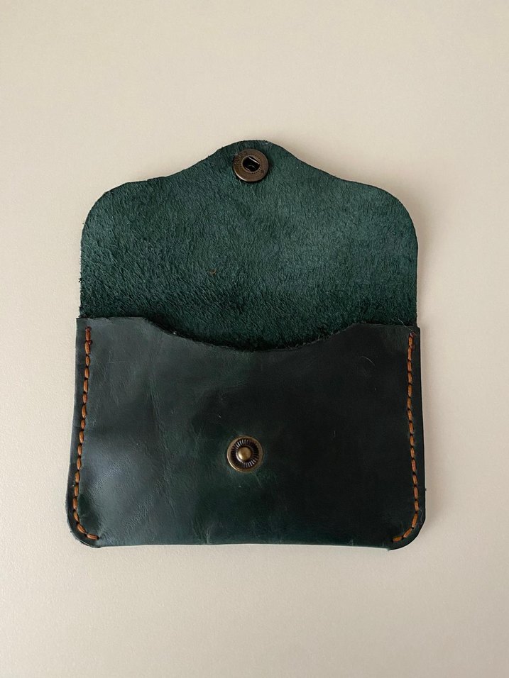 Yeşil Deri Cüzdan - Görsel 2