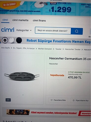  Beden gri Renk HASCEVHER GRANİT ÇİFT KULPLU PANKEK TAVASI