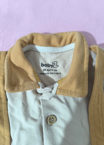 Uzun Kollu, Düğmeli Erkek Bebek Tulum - Görsel 2