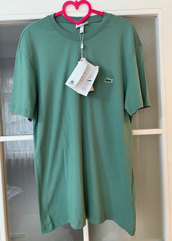 Erkek Yeşil Loose Fit Kısa Kollu Tişört