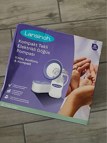 Lansinoh elektrikli göğüs pompası