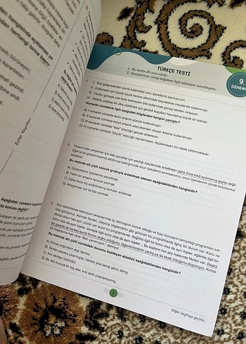 Zafer yayınları 8. Sınıf Türkçe deneme - Görsel 2