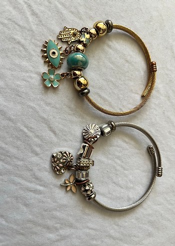 Bohem Renkli çarmlı Kadın Bileklikler - Görsel 2