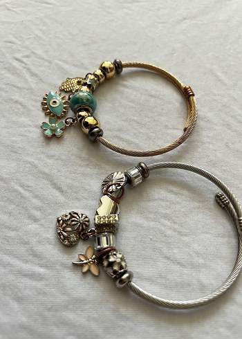 Bohem Renkli çarmlı Kadın Bileklikler - Görsel 3