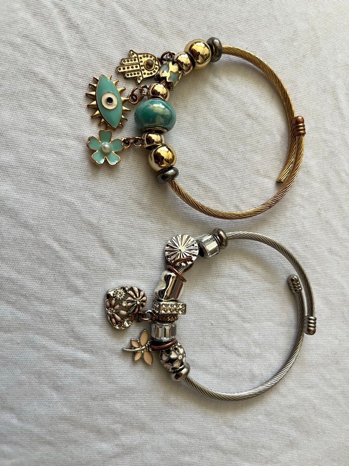 Bohem Renkli çarmlı Kadın Bileklikler - Görsel 2