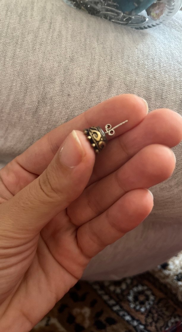 Gümüş küpe - Görsel 3