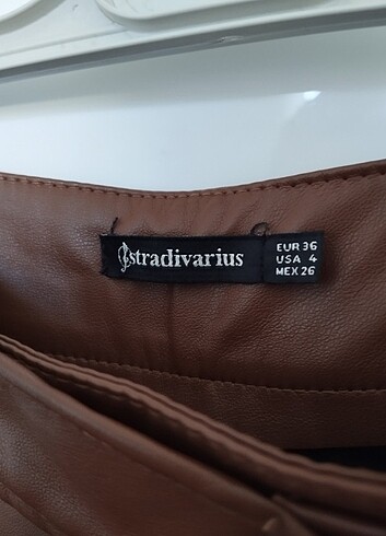 Stradivarius Midi Boy Asimetrik Etek