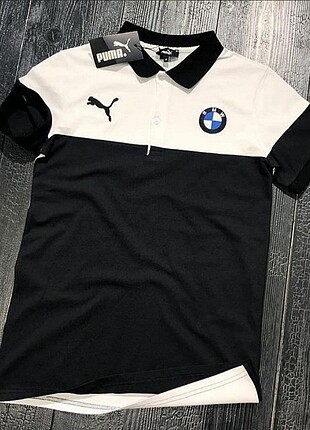 Orjinal Barkodlu Polo Yaka Bmw Puma Tshirt