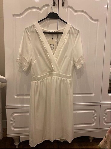 Diğer Kinzi Collection Beyaz Elbise