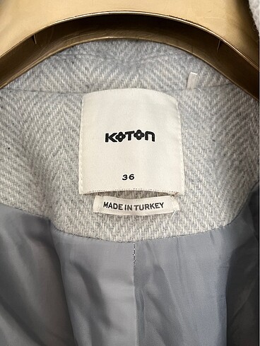 s Beden gri Renk Koton Gri Kaban