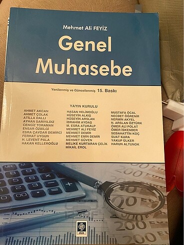 Genel muhasebe dersi kitabı