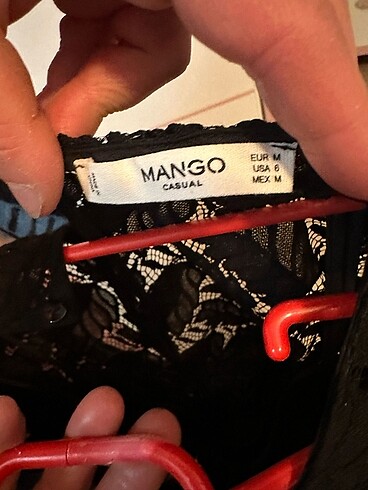 Mango Dantelli elbise