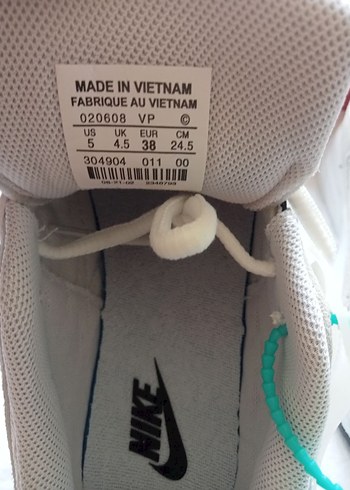 Nike Jam Beyaz Renkli Spor Ayakkabı ithal - Görsel 5