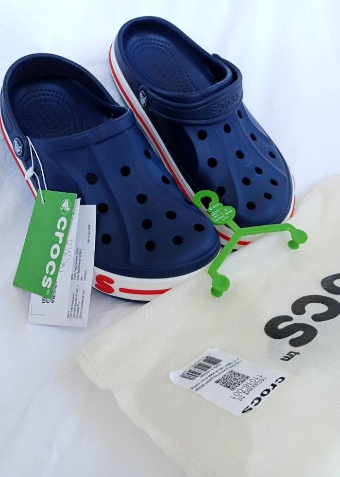 Crocs Terlik  BAYABAND.Askılı.Tam kalıp.İthal. .Etiketli.Orjinal - Görsel 3