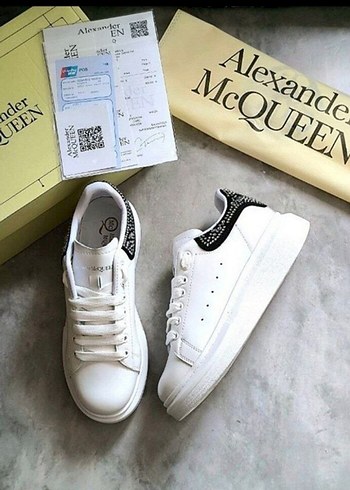 Alexander McQueen Beyaz Kadın Spor Ayakkabı