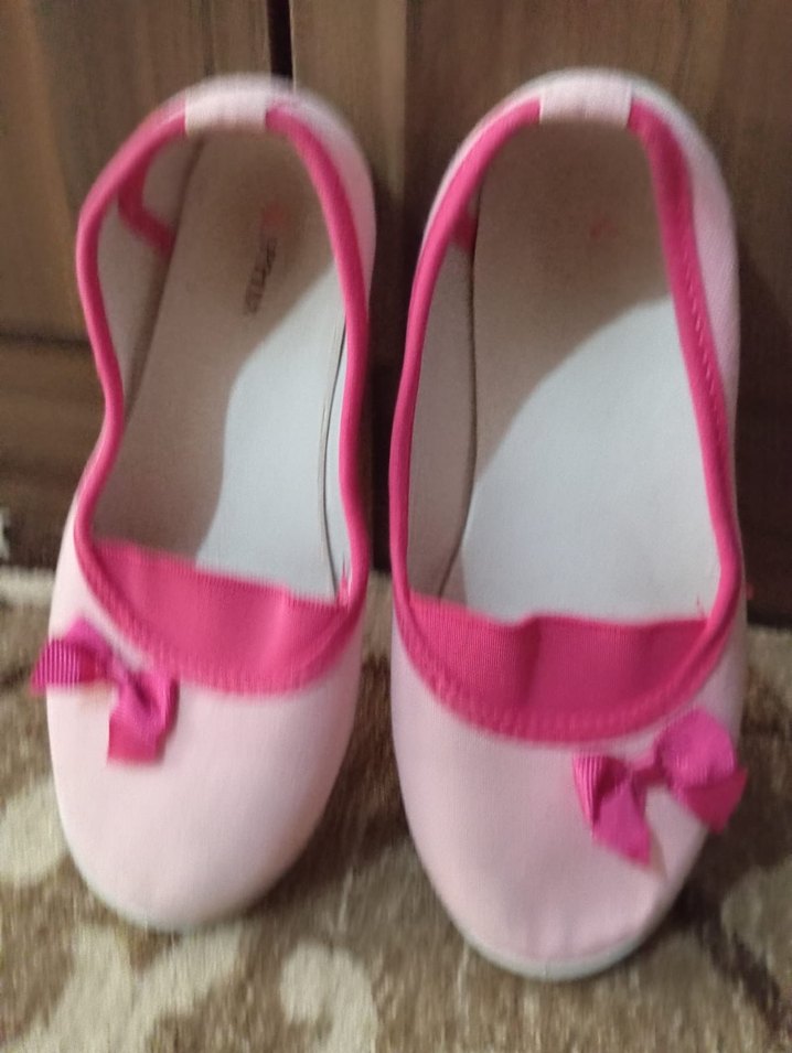 Kız Çocuk Pembe Fiyonklu Babet - Görsel 2