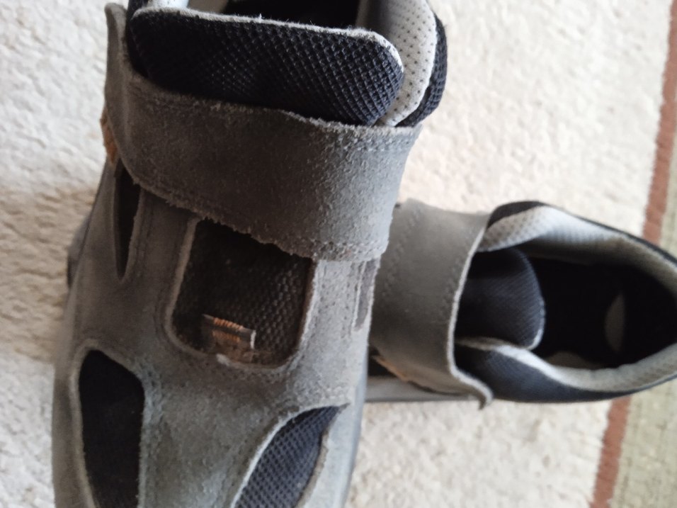 Gri Erkek Outdoor Ayakkabı Cırt Cırtlı - Görsel 5