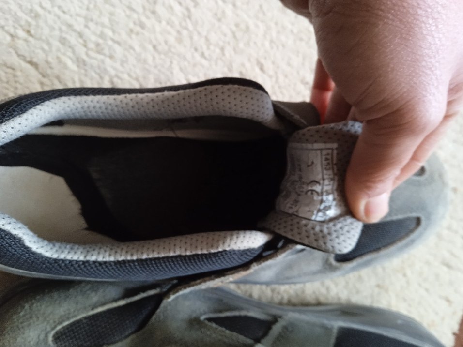 Gri Erkek Outdoor Ayakkabı Cırt Cırtlı - Görsel 3