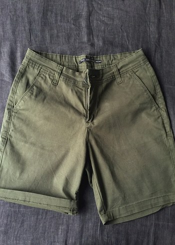 vintage haki şort - Görsel 2