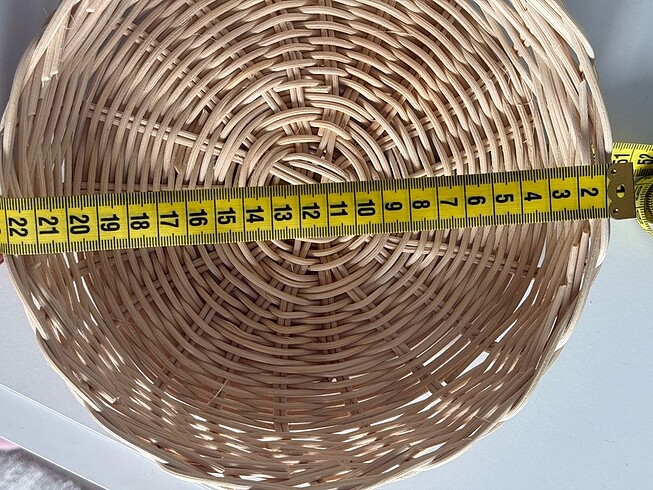 Beden Renk Rattan bambu dekoraktif sepet