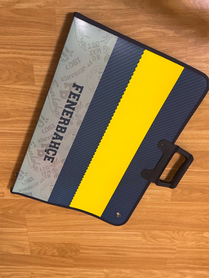 Fenerbahçe Baskılı Fermuarlı Erkek Resim Çantası - Görsel 2