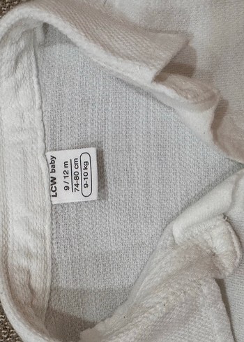 Düğmeli Beyaz  Keten Erkek Bebek Gömlek - Görsel 2