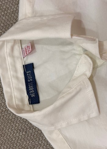 Erkek Çocuk Beyaz Gömlek - Görsel 3