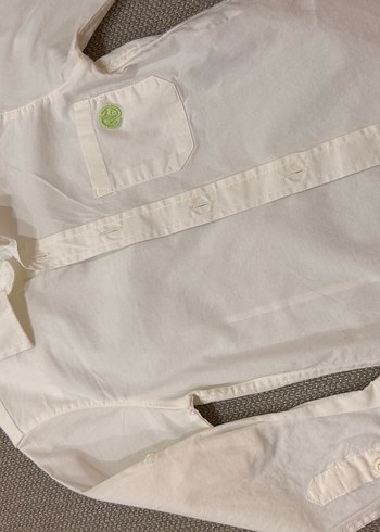 Erkek Çocuk Beyaz Gömlek - Görsel 2