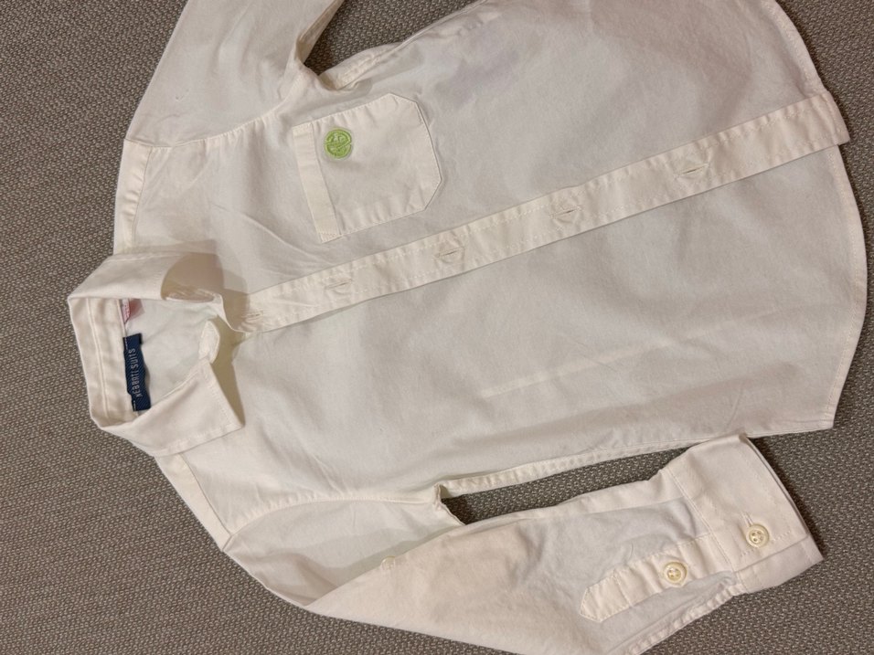 Erkek Çocuk Beyaz Gömlek - Görsel 2