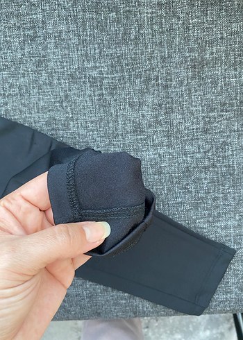 Gri Spor Kadın Tayt - Midi Boy - Görsel 4