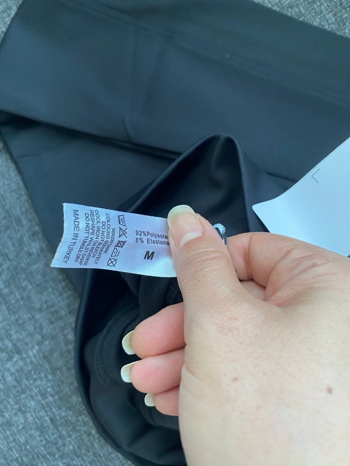 Gri Spor Kadın Tayt - Midi Boy - Görsel 2