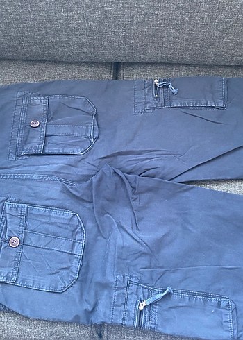 Fermuarlı Denim erkek şort - Görsel 3
