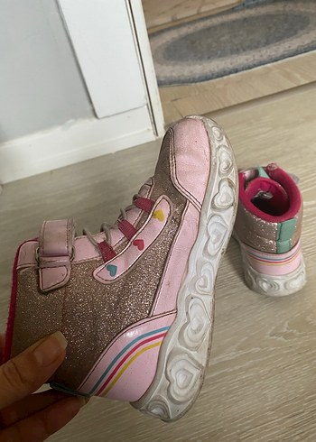 Kızlar için Pembe Bağcıksız Botlar - Görsel 3