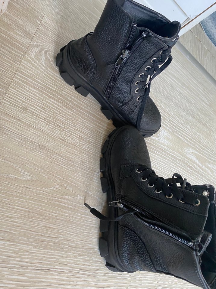 Siyah Yılan Desenli çocuk Bot - Görsel 4