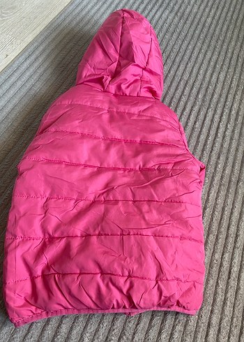LCW ECO Kız Çocuk Pembe mont 7-8 Yaş - Görsel 3