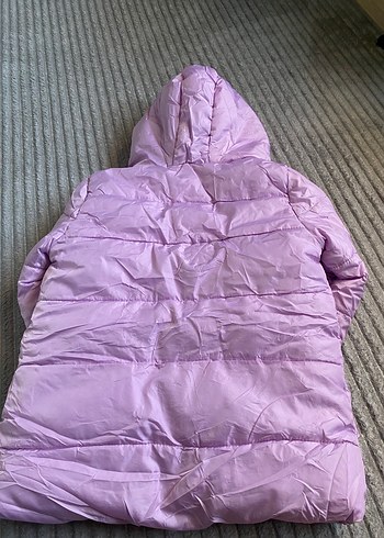 Mor Kadın Polar mont Velcro - Görsel 5