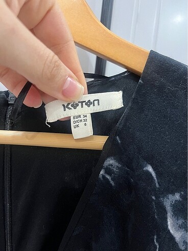 34 Beden Koton elbise