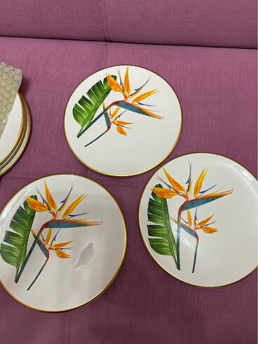 6 lı pasta tabağı