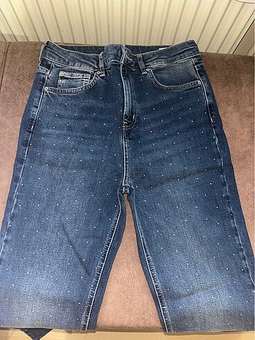 Zara Zara taşlı pantalon