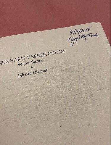  Beden Nazım Hikmet Seçme Şiirleri - Henüz Vakit Varken Gülüm