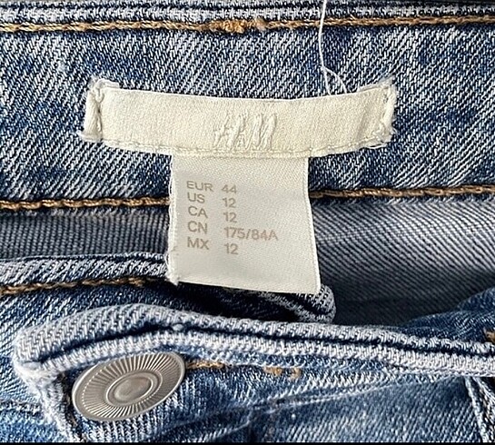 44 Beden mavi Renk Hm jean
